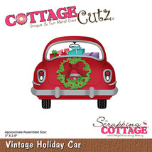 Vintage Holiday Car Cottage Cutz Die. Card Making. Scrapbooking CLEARANCE - £9.42 GBP