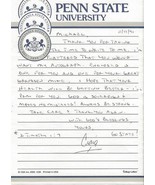 Craig Fayak Signed Handwritten Letter Penn State - £19.45 GBP