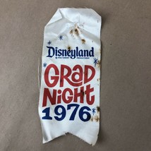 1976 Disneyland’s Grad Night High School Graduation Ribbon Mickey Mouse ... - $12.99