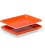 Fitted Full Coverage Silicone Pan Liner - Turn Any Quarter Sheet Pan a N... - £22.26 GBP