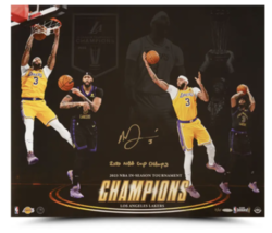 Anthony Davis Autographed &amp; Insc. &#39;Championship Resume&#39; 24x20 Photo UDA LE 25 - £626.91 GBP