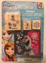 Disney Frozen OLAF Stamping Set ~ 3 Stamps plus Ink Pad NEW ~ Party Favo... - £2.33 GBP