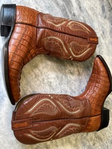 El General Alligator embossed leather cowboy boots in size Mexico 27,  image 3