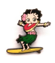 Surfing Hawaii Betty Boop Lapel Pin TM Hearst Fleischer Studio Danbury Mint - £15.63 GBP