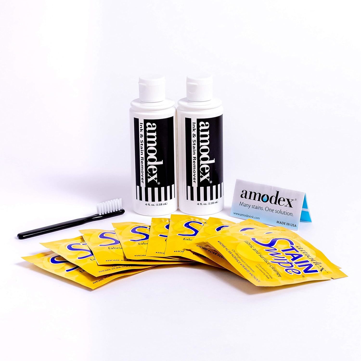 Amodex Ink & Stain Remover Arsenal, Spot Remover For Clothes, Stain Remover Wipe