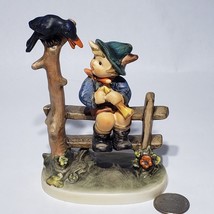 VTG Goebel Hummel Mischief Maker #342 Boy Crow TMK6 Figurine W. Germany 1982 - £17.51 GBP