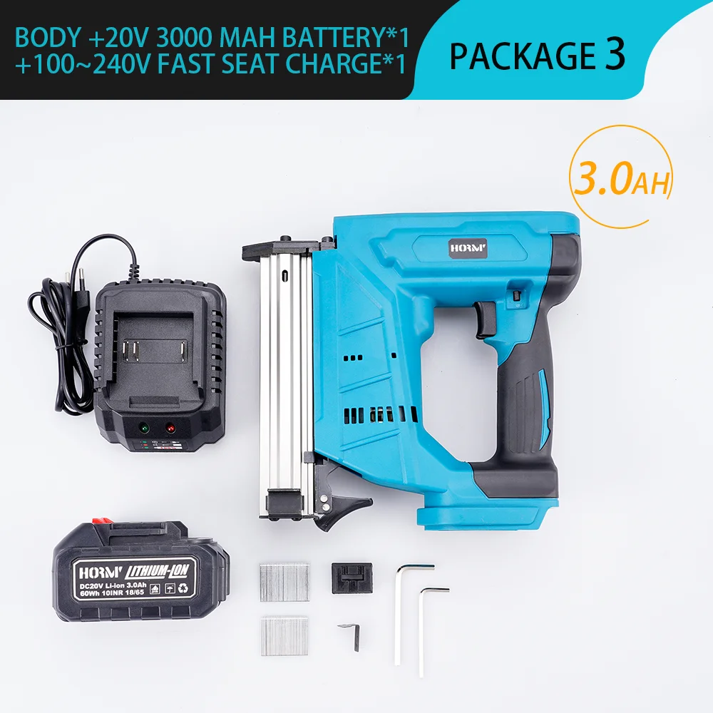 20V Electric Nail  Electric Nailer Stapler Fing Nailer Tacker niture Staple  wor - $353.63