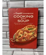 Campbell&#39;s Cookbook Cooking with Soup Hardcover Spiral Bound 1968 Vintage - £6.36 GBP