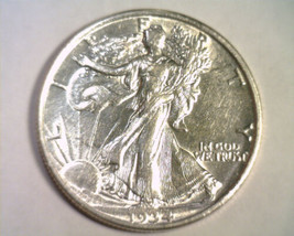 1934-D WALKING LIBERTY HALF DOLLAR ABOUT UNCIRCULATED+ AU+ NICE ORIGINAL... - $135.00