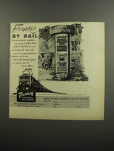 1953 French National Railroads Ad - France by rail - £14.73 GBP