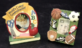 2 Diff 1997 Figi 2&quot;x3&quot; World&#39;s Cutest Grade Schooler &amp; Play Ball Resin Frames - £7.58 GBP