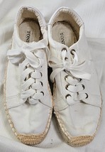 Tonivis Espadrille Lace Up Sneakers White Canvas Beach Shoes Women&#39;s  Si... - €13,11 EUR