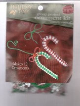 Holiday Time  Ornament Beading Kit   CANDY CANES Makes 12 - £7.89 GBP