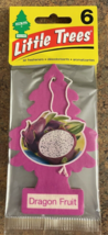 (24) Total Little Trees Dragon Fruit Car Air Fresheners Hanging Paper Tree - £11.91 GBP