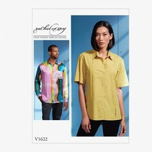 Rachel Comey UniFit Button-Up Shirt Patterns, Sizes 40-46, Classic White - $983.97 MXN