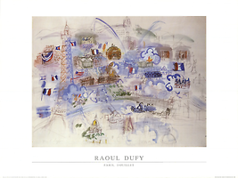 Raoul Dufy Paris, 14 Juillet, 1989 - £35.56 GBP
