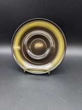 Vintage 70s MIKASA Majorca  Saucer Plate 6- 1/2&quot; Green Brown JAPAN - $6.98