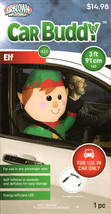 GEMMY 881262 AIRBLOWN ELF CAR BUDDY CHRISTMAS INFLATABLE 3&#39; - NEW! - $14.21