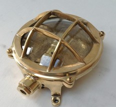 Gifts for Mum Nautical Antique Small Solid Brass Ship Bulkhead Wall Deck... - $91.44