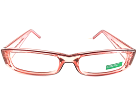 New UNITED COLORS OF BENETTON BE 102 04 Pink 53mm Women&#39;s Eyeglasses Frame - $69.99