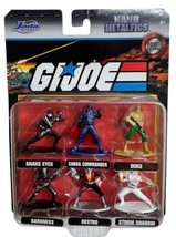 Jada Toys G.I. Joe Nano 1.75 inch Metalfigs Snake Eyes Action Figure - £9.91 GBP