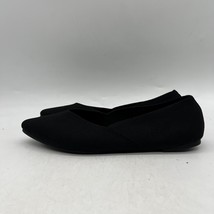 Cynthia Rowley Calla Womens Black Leather Pointed Toe Slip On Ballet Fla... - £23.73 GBP