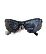 Xsportz Sunglasses Mens Black Sport Shades Semi Rimless Running Jogging ... - $11.87