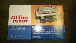 OfficeDepot Remanufactured HP 27X LaserJet Toner Cartridge C4127X FACTOR... - $34.60