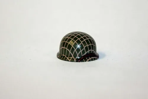 MBricks US GI Steel Pot Helmet with netting for (style) Movie Minifigures - $3.50