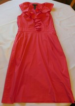 Lauren Ralph Lauren Women&#39;s Ladies Sleeveless Dress Pink Fuschia Size 6 GUC - £38.20 GBP