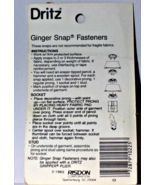NIP Vintage  Ginger Snaps  Fasteners Dritz - $176.47 MXN