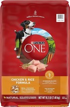 Purina ONE Chicken and Rice Formula Dry Dog Food - 16.5 lb. Bag - £15.18 GBP