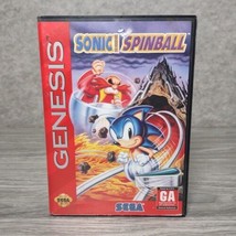 Sonic Spinball (Sega Genesis, 1993) no manual Tested Works Authentic Vintage - $13.46