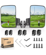 &quot;10L0L Golf Cart Side Mirrors, No Drilling, Universal for Yamaha, EZGO, ... - $52.46