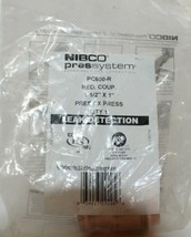 NIBCO 1 1/2 Inch x 1 Inch P x P Press Reducing Coupling 9002100PC image 1