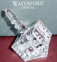 Waterford Crystal Hanukkah Dreidel Etched Accents #141902 New - £123.70 GBP