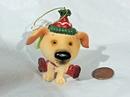 Bobble Dog Yellow Ornament by The Encore Group - £7.07 GBP