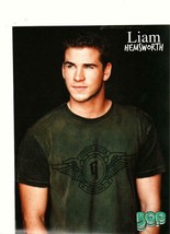 Liam Hemsworth teen magazine pinup clipping Hunger Games nice arms Bop - £2.75 GBP