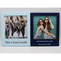 Back to school locker picture frame magnets cabinet refrigerator office 4&quot; 2pk - £4.30 GBP