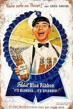 Pabst Blue Ribbon Beer Retro Vintage Sign 8x12 inches  Mancave Garage tt - $452.20 MXN