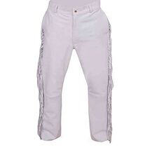 White Men’s Suede Leather Pant - $127.00