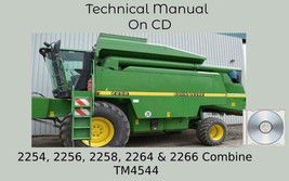 John Deere 2254  2256  2258  2264  2266 Combine Technical Manual TM4544 - £15.14 GBP+