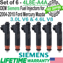 OEM Siemens x6 Fuel Injectors For 2004, 05, 06, 07, 2008 Ford Escape 3.0L V6 - £75.17 GBP
