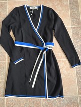 Diane Von Furstenberg Midi Dress Viscose Polyester blend Women Size L - £189.92 GBP