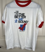 Vintage 80s  AT&amp;T T-shirt Graphic Tee Promo Ringer Size XL Single Stitch... - $416.66 MXN