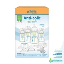 Open Box- Dr. Brown&#39;s Anti-Colic Wide-Neck set baby bottles - $25.62