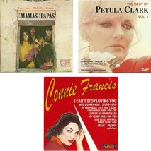 Lot of 3 CDs Mamas And Papas Petula Clark Connie Francis - No Cases - £3.15 GBP