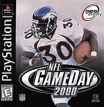 NFL GAMEDAY 2000 Sony Playstation Video Game PS1 Complete with  Manual - £3.53 GBP