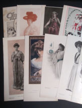 Burr McIntosh Monthly Antique Cut Photo Lot of Formal Women c1905 (Qty 17 Pages) - £15.72 GBP