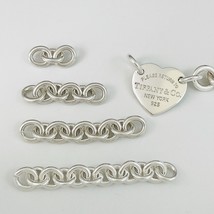 Return Tiffany Heart Tag Choker Necklace Lengthen Extension Repair Chain Links - £21.95 GBP+